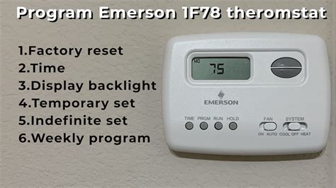 How to set temperature on emerson thermostat. Things To Know About How to set temperature on emerson thermostat. 